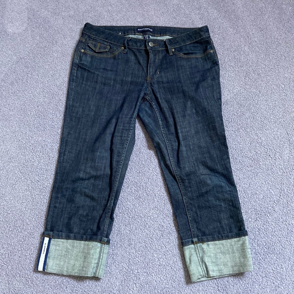 Banana Republic cropped Jean size 6
